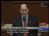 Fear Mongering exposed by Mr. Sherman on CSPAN