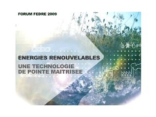 Forum FEDRE 2009 : Interviews 3.02.09