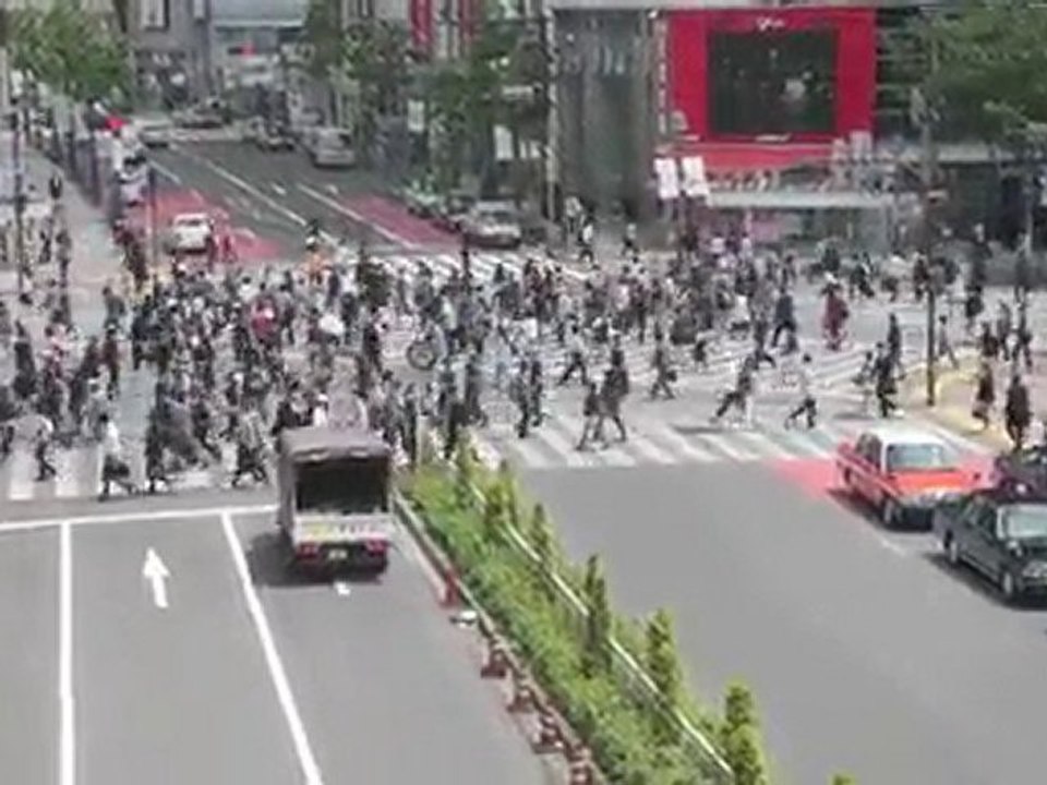 Shibuya Crossing : carrefour à Shibuya
