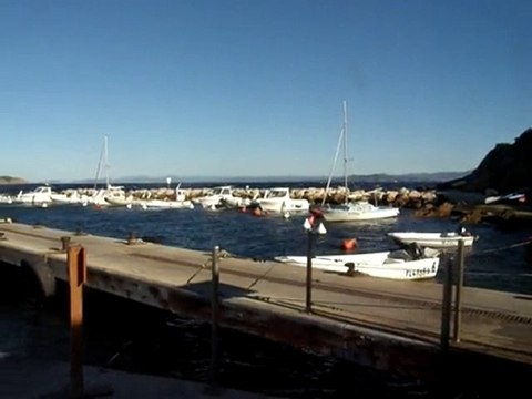 Fin du coup de mistral sur l'Ayguade du Levant