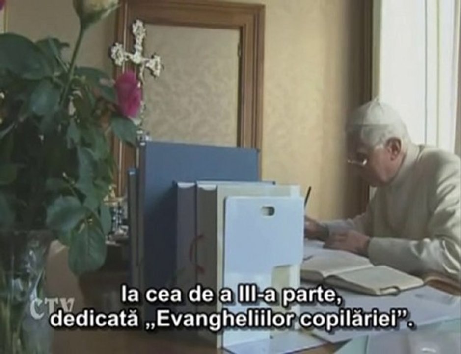 Benedict XVI scrie cel de-al III-lea volum despre Isus