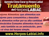 Como Curar Herpes Labial - Tratamiento del Herpes Labial