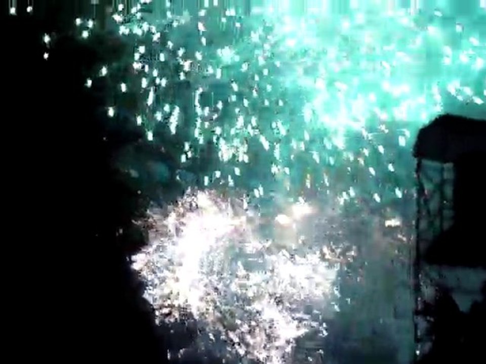 Feu d'artifice Allées Jean Jaurès à Toulouse 14 juillet 2010