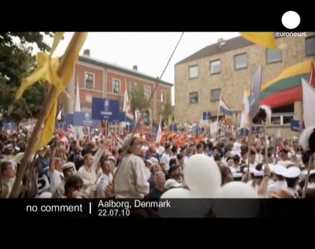 Tall Ship Race crews relax in Aalborg, Denmark - no comment