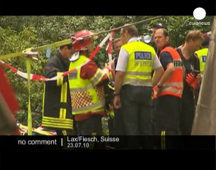 Swiss train derails - no comment