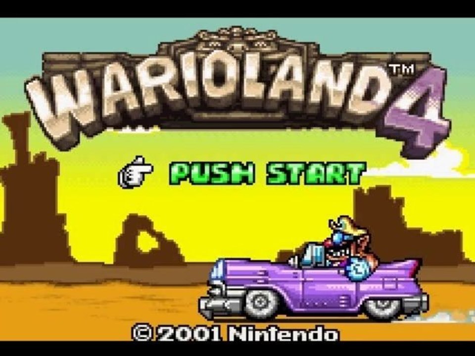 Test de Wario Land 4 (Gameboy Advance)