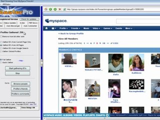 MySpace Friend Blaster Pro - Video 1 How To Use It