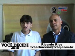 Você Decide 2010: Sabatinas - Edilson Nascimento -24/07/2010