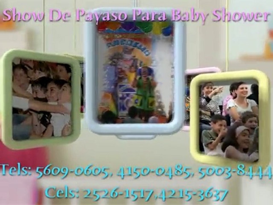 PAYASOS PARA BABY SHOWER