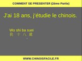 Se présenter en Chinois Mandarin (Partie 2)