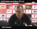 Nîmes TFC: la réaction de Casanova