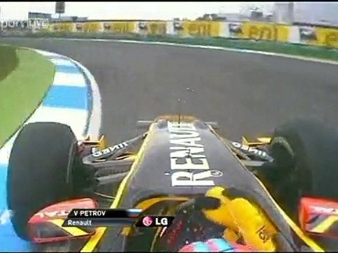 Vitaly Petrov onboards qual GP Germany 2010