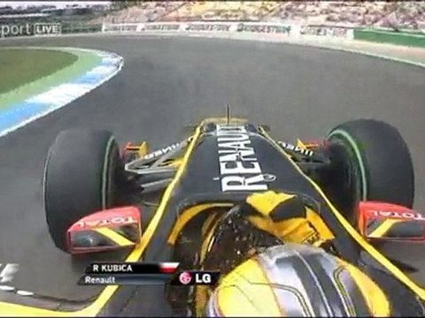 Robert Kubica Germany 2010 Onboard qual