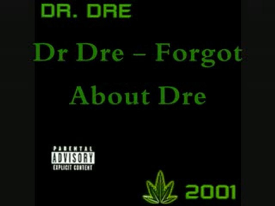 Dr. Dre - Forgot about