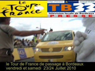 le Tour de France de passage à Bordeaux