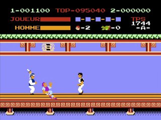 Test de Kung Fu Master, Pinball et Popeye ( Nes )