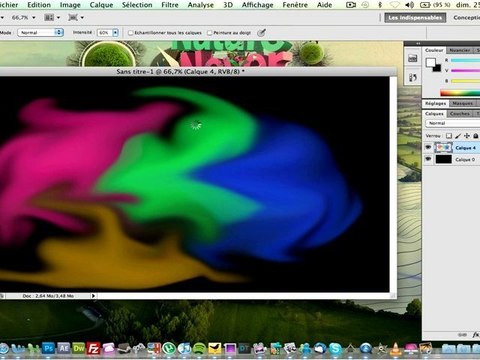 Photoshop CS5 : Appliquer un effet abstrait