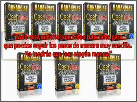 Ganancias Cash Tube - Como ganar dinero subiendo videos -
