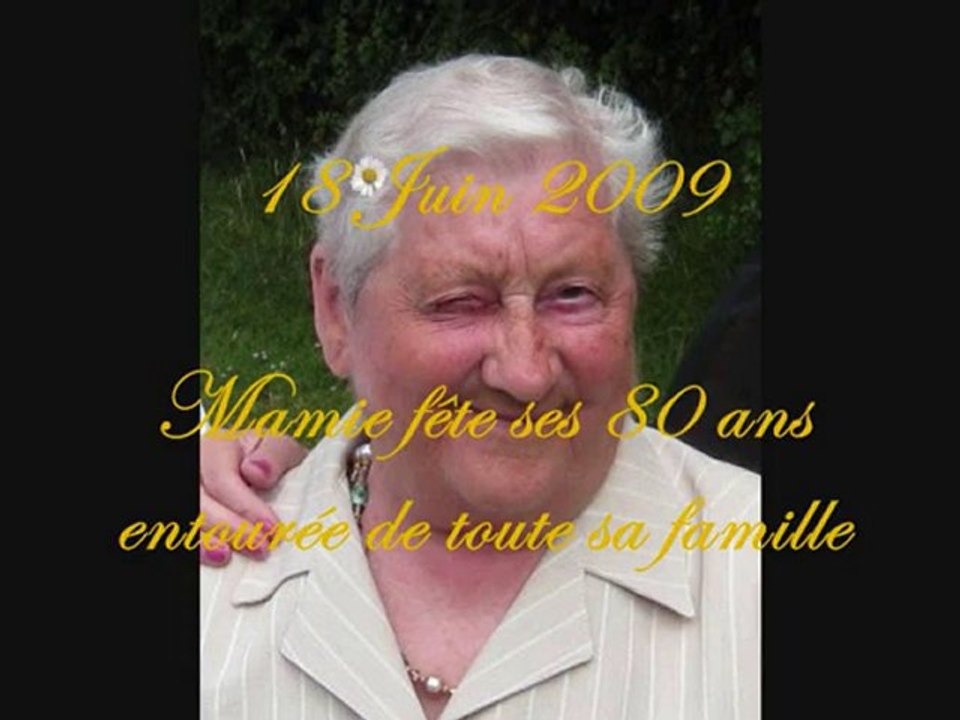 80 ans mamie