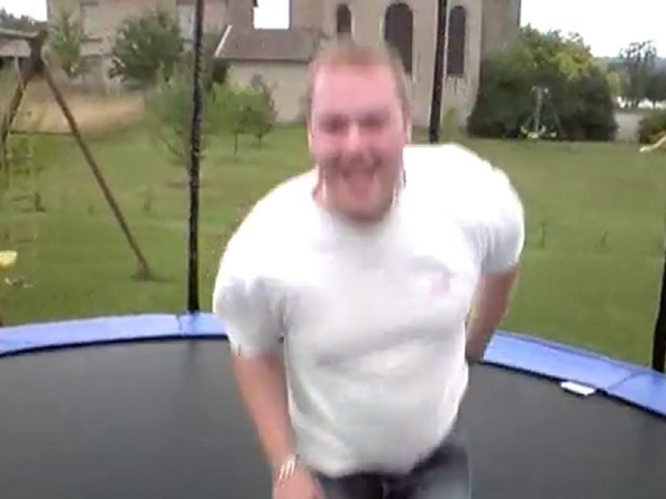 Trampoline chez cathy