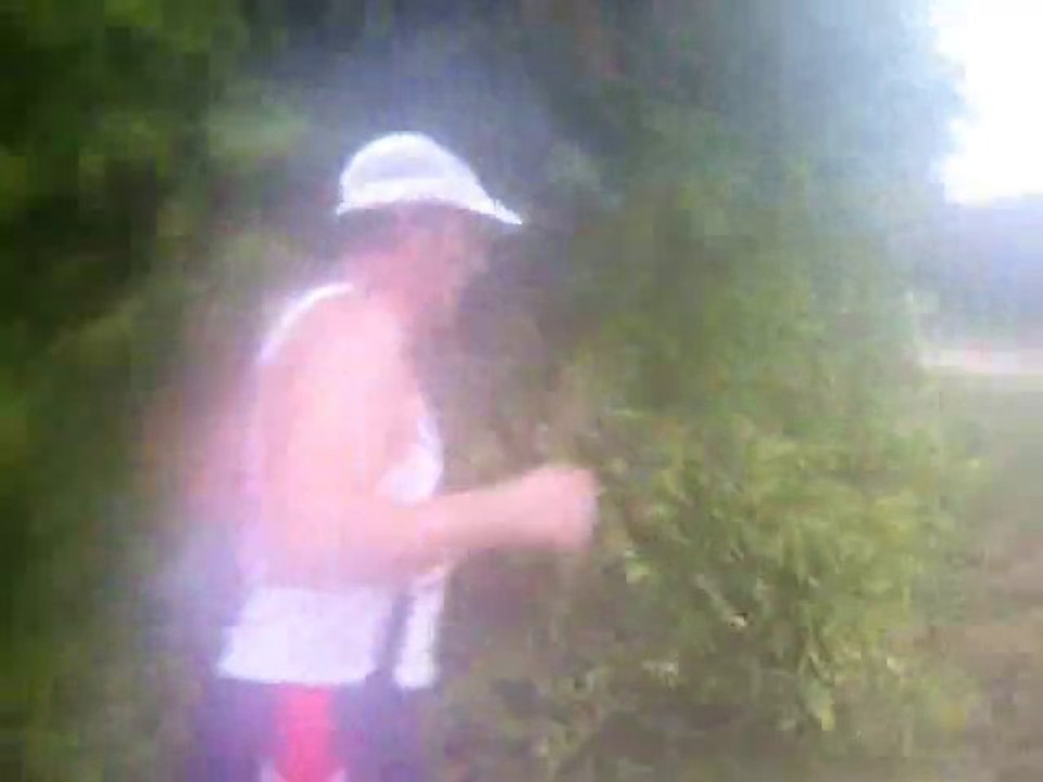 foulées vertes de plouasne 2010 avec mario et son vélo