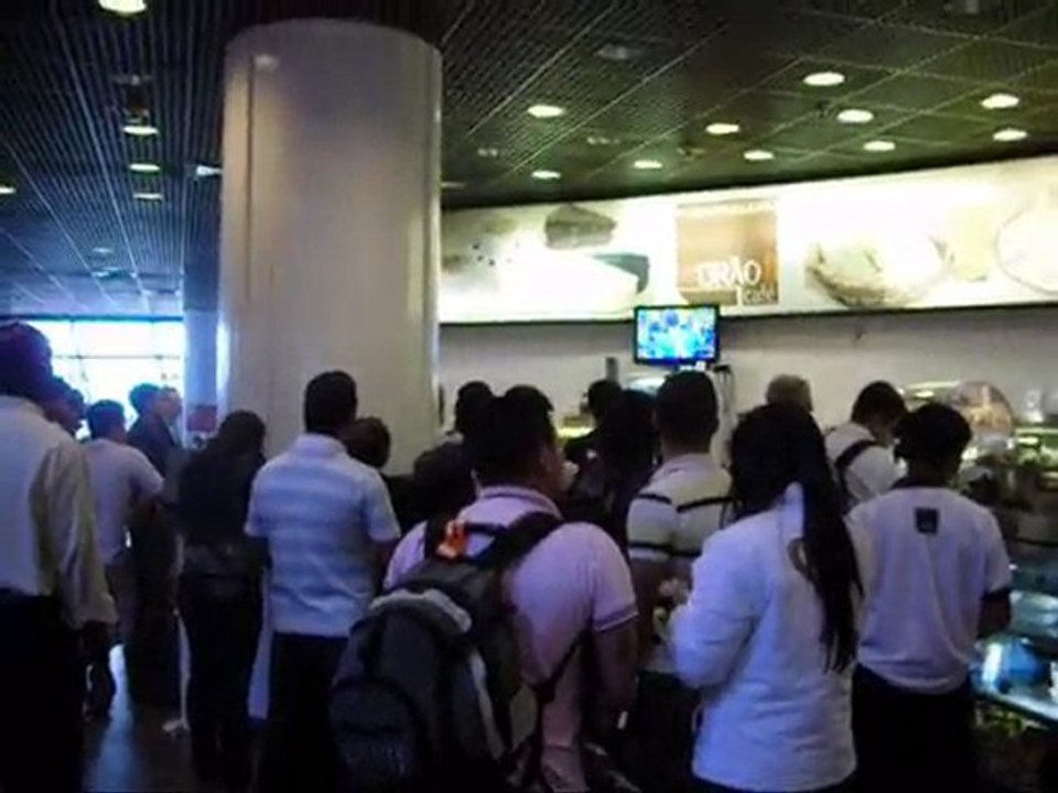 Brasil X Holanda no Aeroporto de Brasília