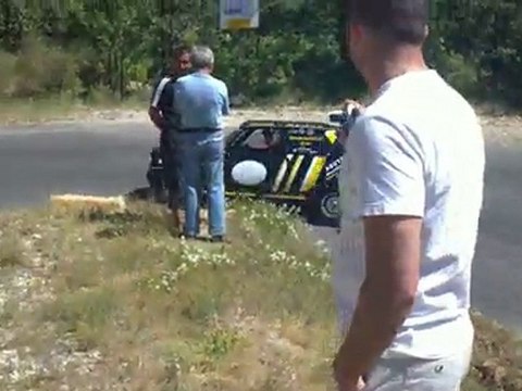 Passage de la R5, montée historique de Vinsobres 2010