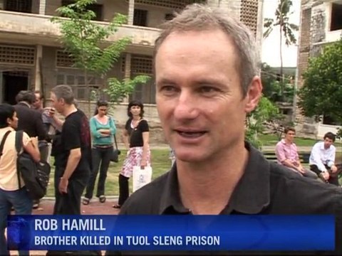 Khmer Rouge victims pray at prison before historic verdict