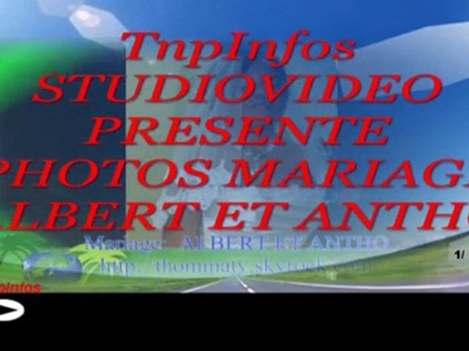 MARIAGE ALBERT ET ANTHO PHOTOS 1