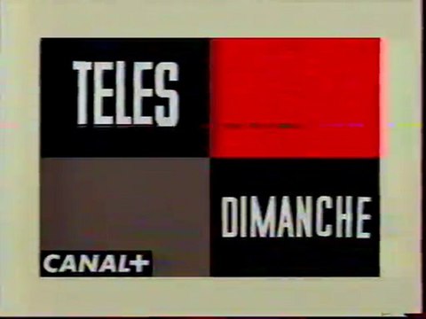 (01) Extraits De l'emission Télé Dimanche Avril 1996 Canal+