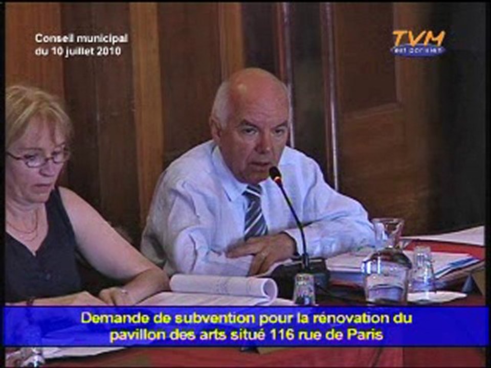 CONSEIL MUNICIPAL MONTREUIL (10/07/2010) - Point 25