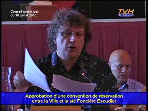 CONSEIL MUNICIPAL MONTREUIL (10/07/2010) - Points 38 à 41