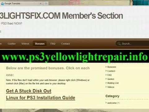 fix your ps3 yellow/red light within 1 HOUR!!