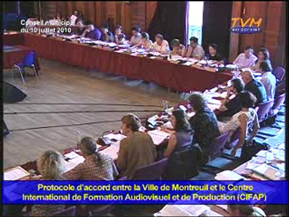 CONSEIL MUNICIPAL MONTREUIL (10/07/2010) - Points 42  à 50