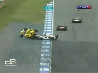 GP2 Allemagne 2010 Big crash Grosjean
