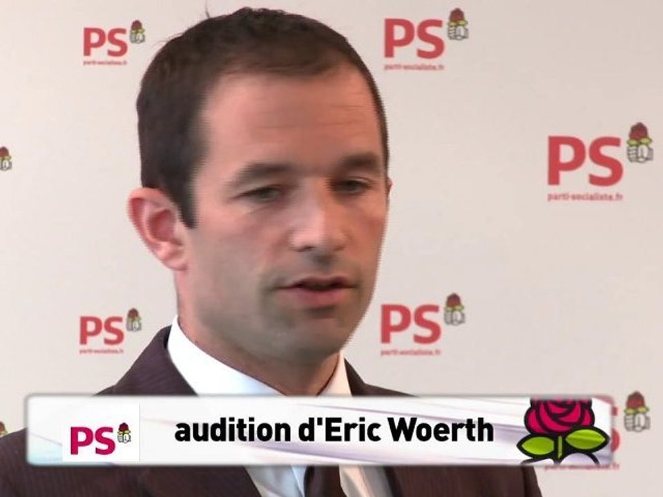 audition d'Eric Woerth : Point presse PS du 26 juillet 2010