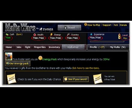 Mafia Wars Secret - Mafia Wars Cheat Bank Codes