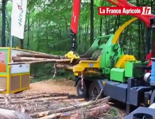 Broyeur à plaquettes Heizohack HM 14-800 KL adapté sur un ca