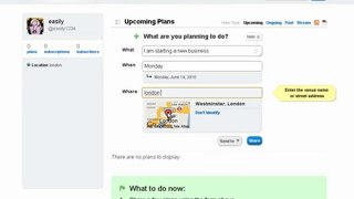 Share Your Plans With Others With Plancast