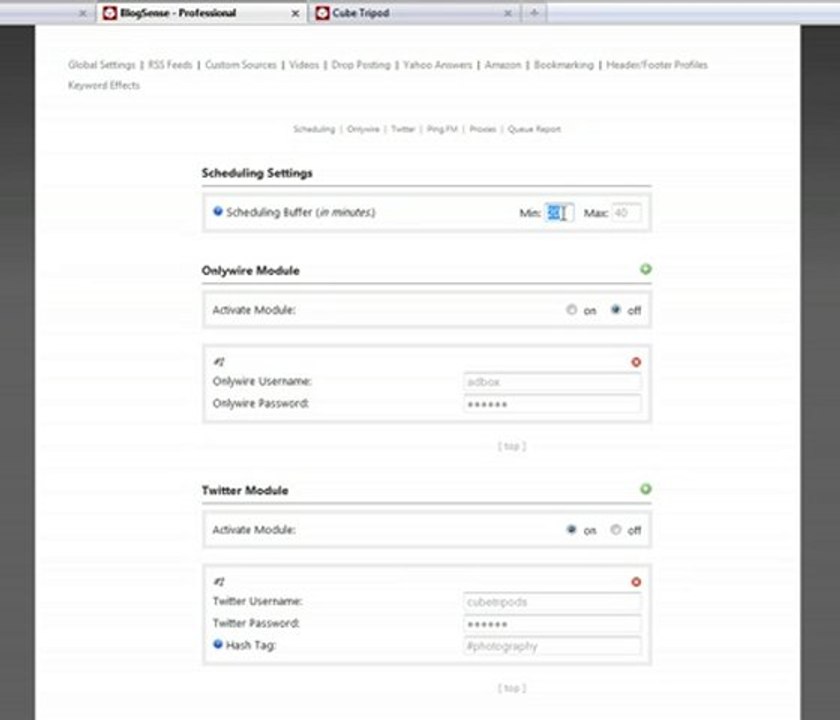 Auto Blogging - Mass Campaign Creation - Yahoo Answers