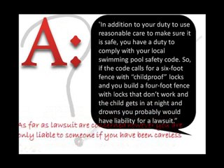 Liability for My Swimming Pool in Virginia