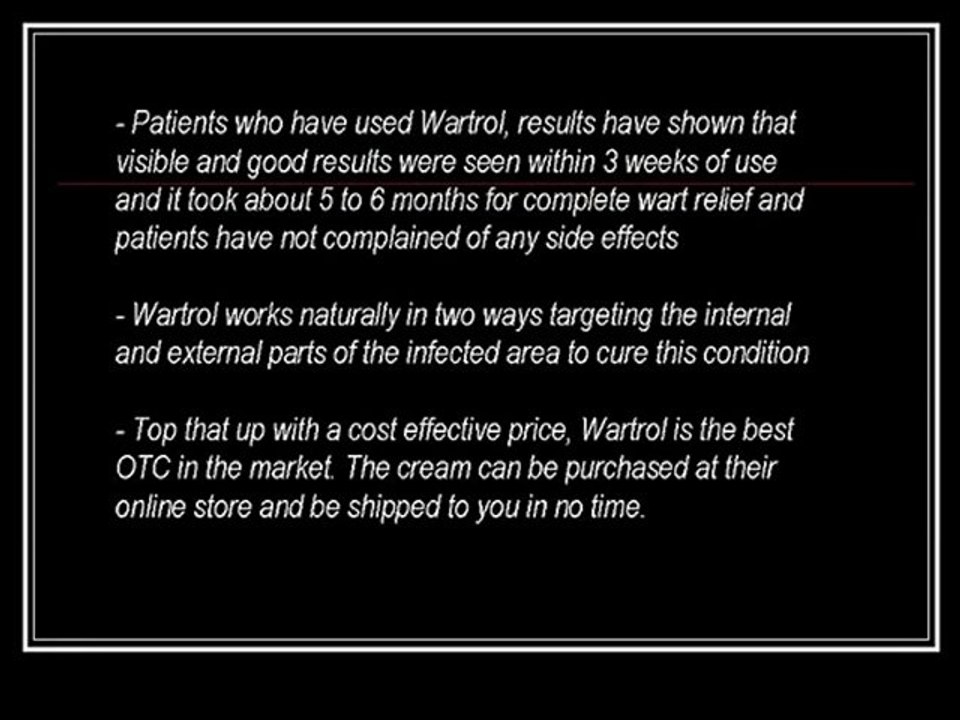 Types of Genital Warts Cream