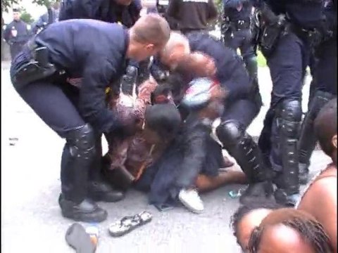 Evacuation de familles sans logement à la Courneuve