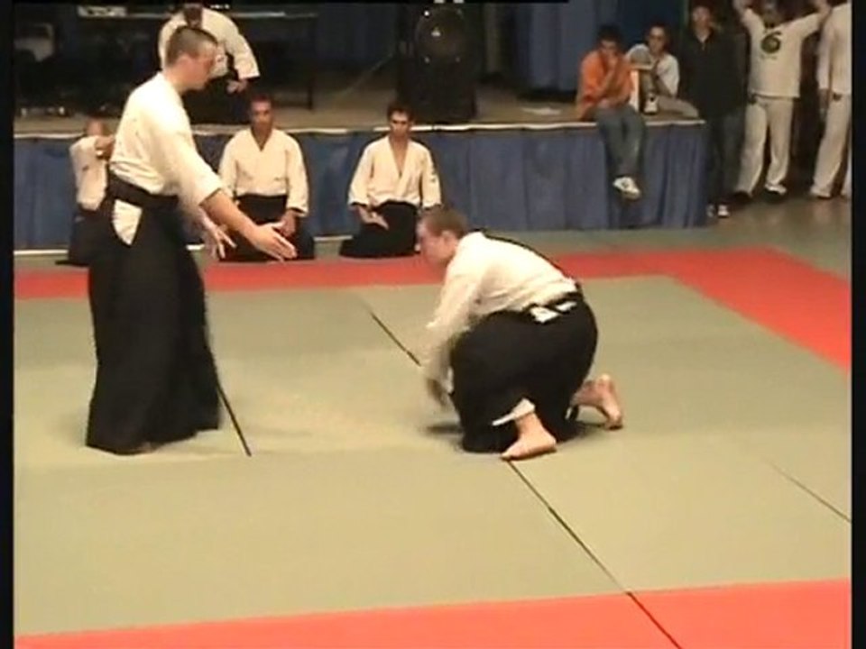 Démonstration d'Aïkido par Etienne