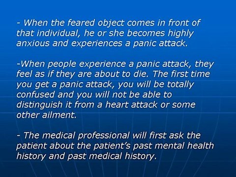 Anxiety Disorders and Panic Attacks