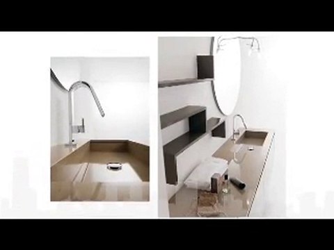 Mobilier de salle de bain Edoné design, présentation AGORA partenaire salle de bain design MONTANARO