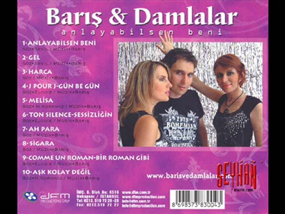 BARIS VE DAMLALAR "ASK KOLAY DEGIL"