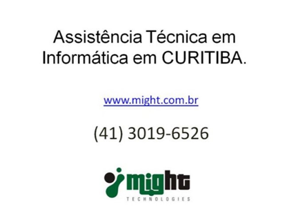 Assistência Técnica Informática no Centro Civico em Curitiba