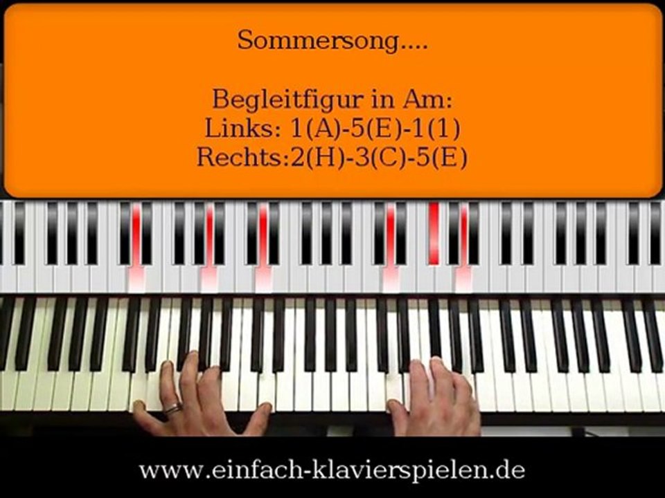 Klavierbegleitung sommersong