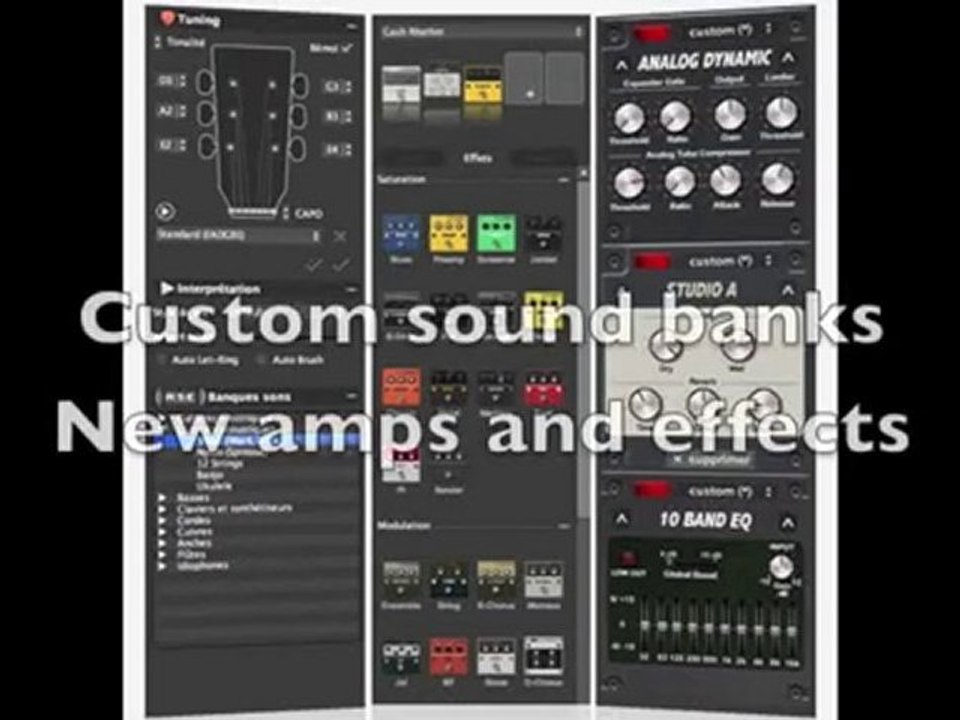 Guitar Pro  tablature editor, score playback